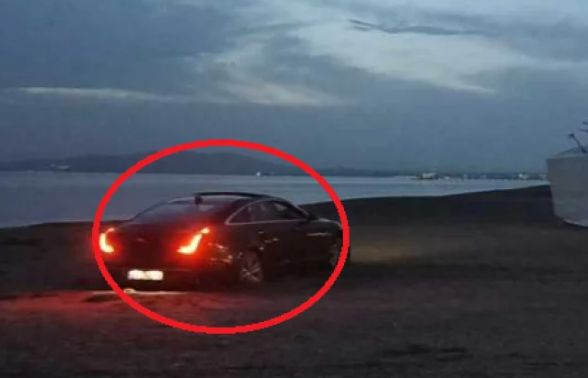 Стана ясно кой е шофирал скъпарския Ягуар, затънал в пясъка на плажа в Бургас