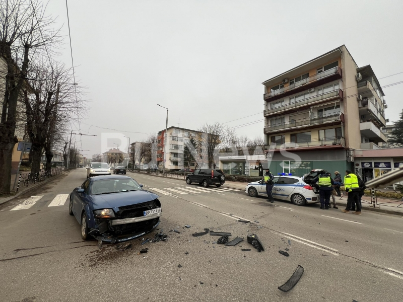 Жестоко меле на ключов булевард във Враца СНИМКИ