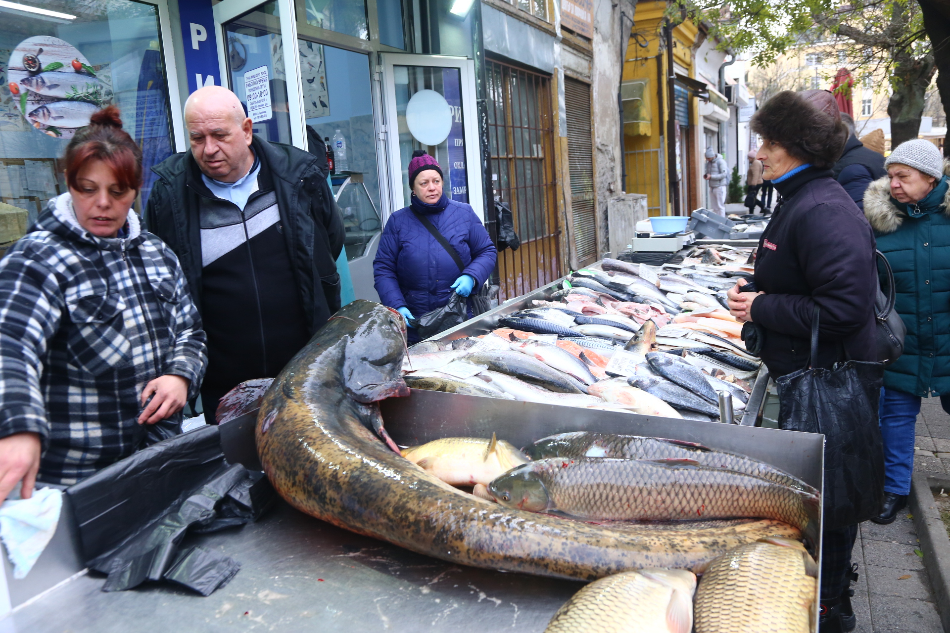 Фоторепортаж в БЛИЦ: Оживление на пазара, ето колко ни струва рибата за Никулден