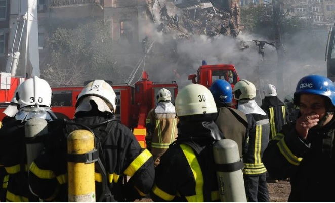 Силни експлозии тази сутрин в Киев след руски въздушен удар