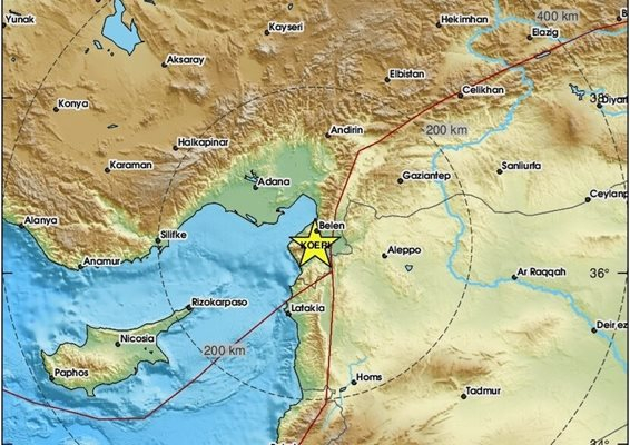 Трус удари едно от фаталните места в Турция