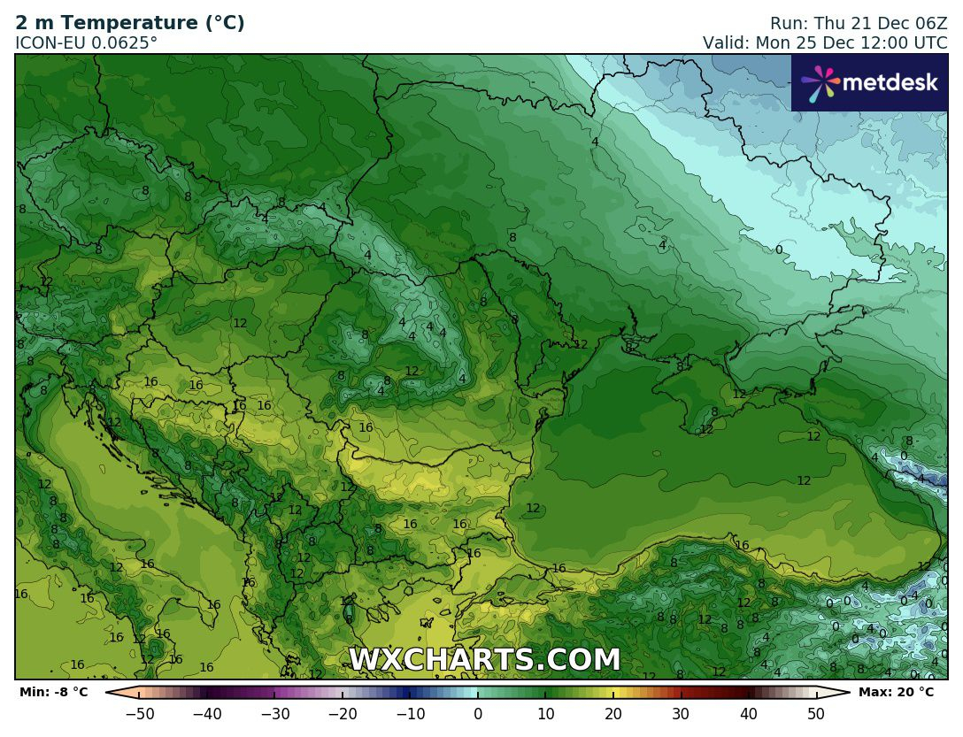 Meteo Balkans шашна с прогноза: Гответе се за истинска пролет и жега навръх Коледа КАРТА
