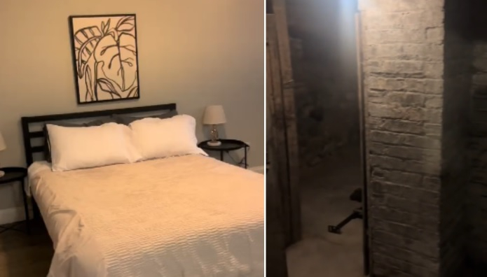 Страховито: Жена нае апартамент и откри тайна стая в него ВИДЕО