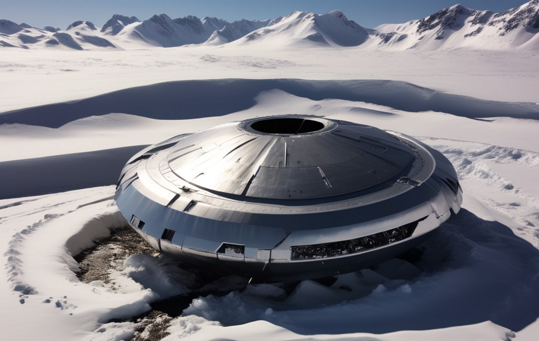 Откриха мистериозно НЛО на малък остров в Антарктика