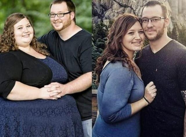 Влюбени свалиха 150 кг след сватбата, шокиращи СНИМКИ преди и след