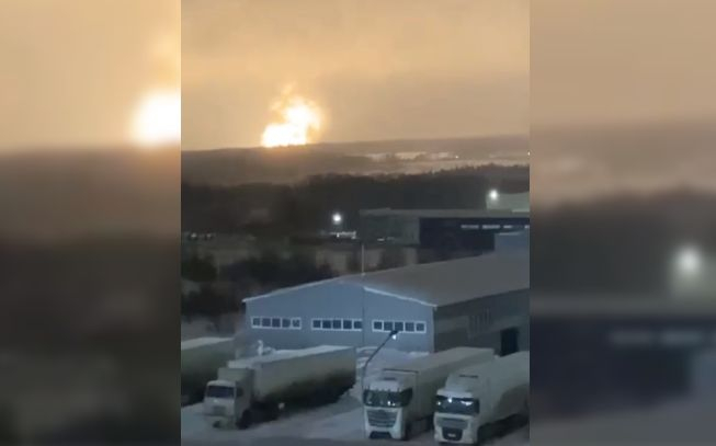 Мощна експлозия и пожар в руски завод за ракети и компоненти за ядрени оръжия ВИДЕО 