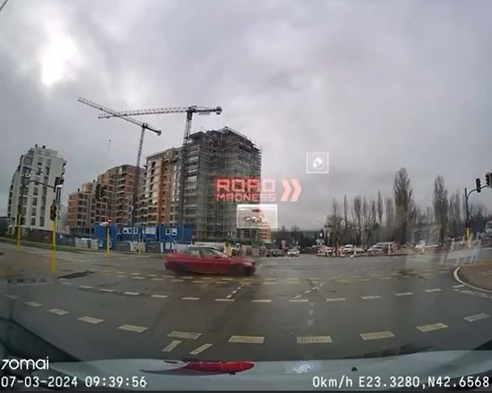 Шок! Украинец с червено BMW беснее в София, ще го спре ли някой ВИДЕО