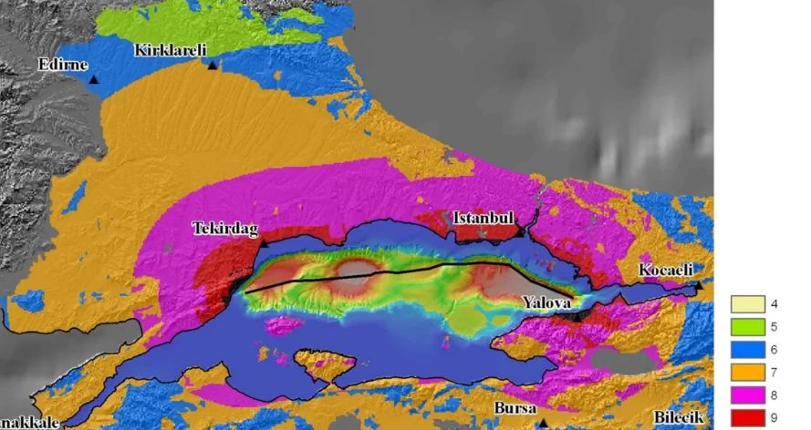 Турция на нокти в очакване на смъртоносен трус до Мраморно море КАРТИ
