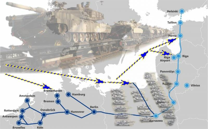 Балтийските страни ще се свързват с ЕС с военна железница