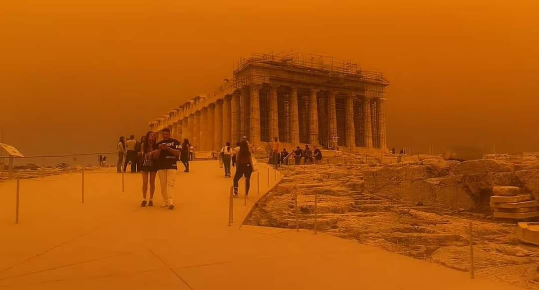 Паника в Гърция: Всичко заприлича на Марс, ужасът идва към нас ВИДЕО