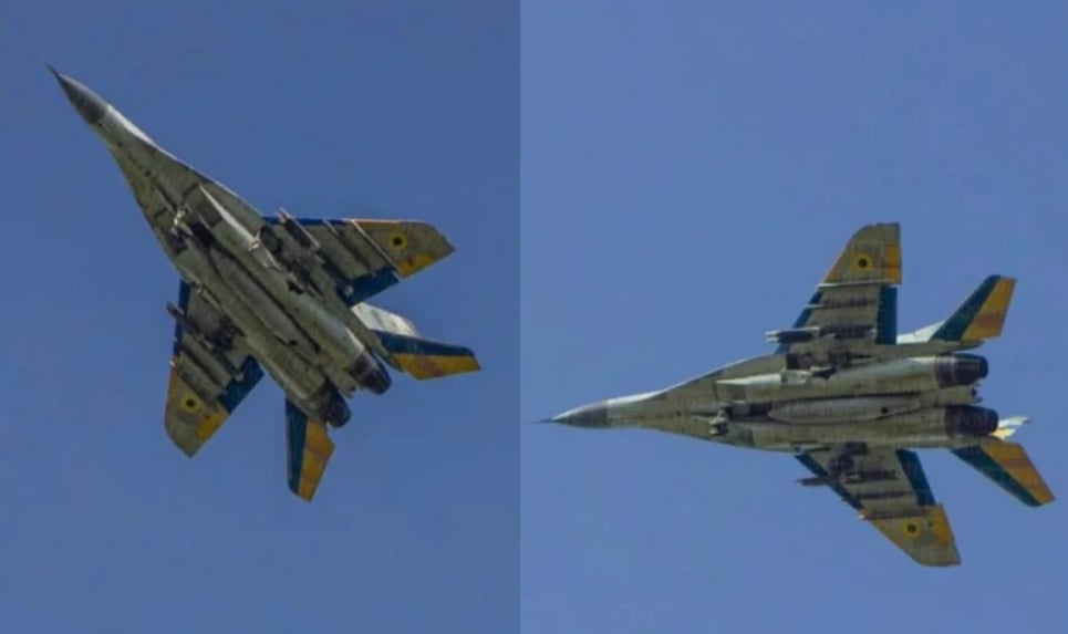 Украински МиГ полетя с американски бомби