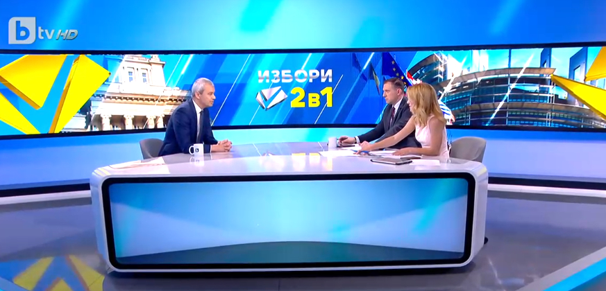 Сеир в ефира: Костадинов и Цънцарова се хванаха за гушите СНИМКИ