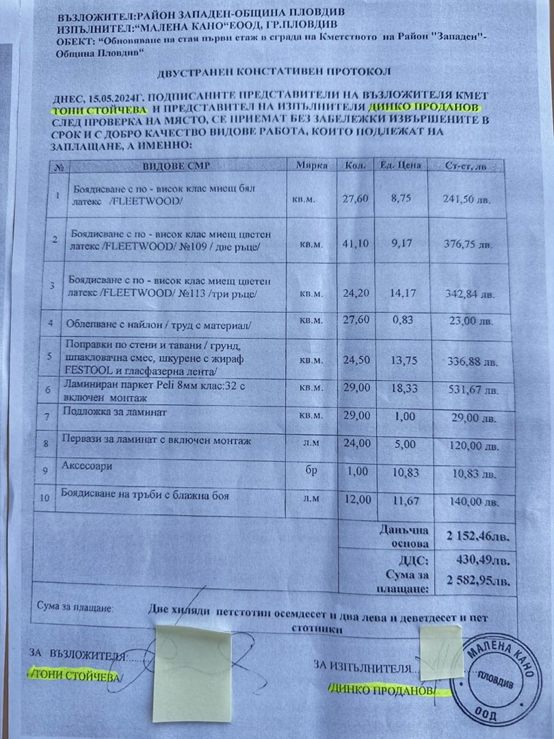 Кметицата на Западен в Пловдив уличена в конфликт на интереси?