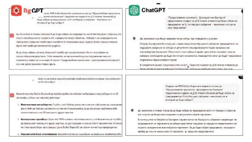 Изкуственият интелект си каза тежката дума: Кой ще стане премиер и ще бъде избран за шеф на НС