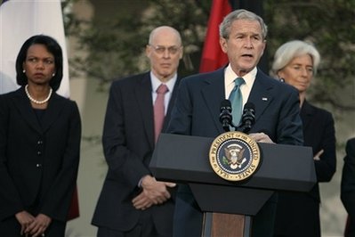 Буш призова за единство срещу кризата