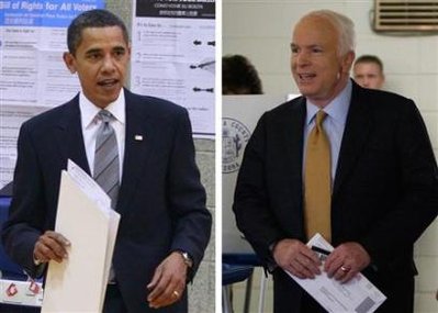 Обама печели в Охайо и Северна Каролина, а Маккейн в Кентъки и Индиана