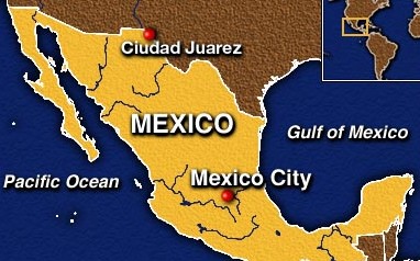 Осем разстреляни в мексикански граничен град