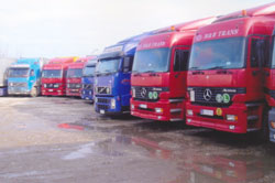 130 сръбски камиона блокирани в Гърция
