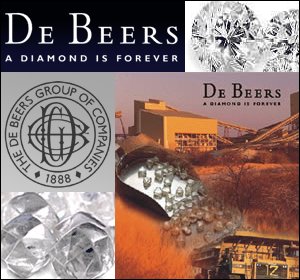 De Beers прекратява добива и обработката на диаманти