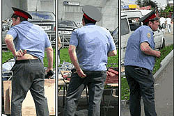 Уволниха милиционери за шофиране в пияно състояние по Червения площад
