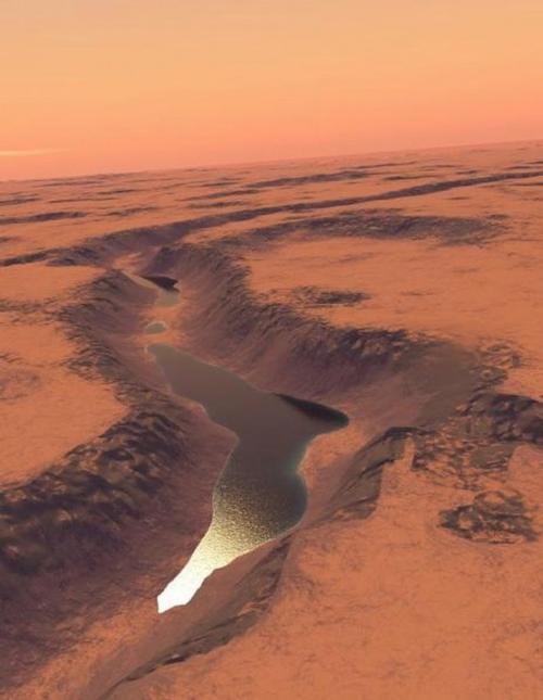 Учени откриха на Марс следи от древно пресъхнало езеро
