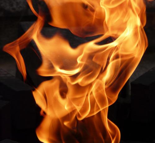 Старица изгоря жива на огнище в двора си 