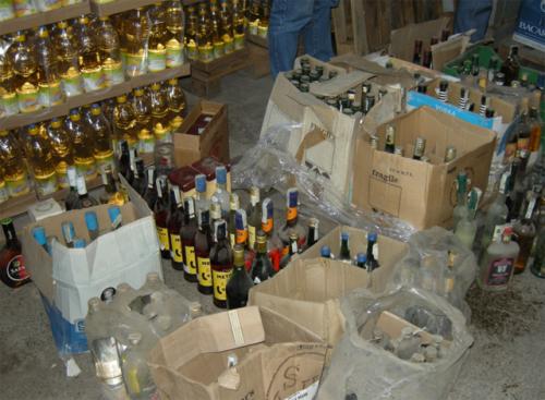 Антимафиоти конфискуваха 9 000 бутилки алкохол