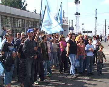 Железничарите протестираха в Бургас