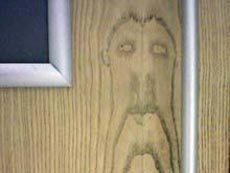 Ликът на Христос на вратата на тоалетна?