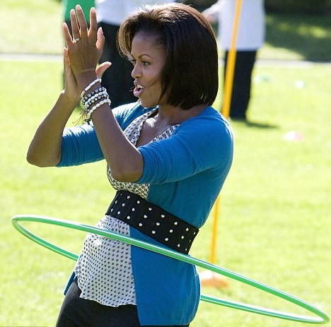 Мишел Обама - първа дама на обръча 