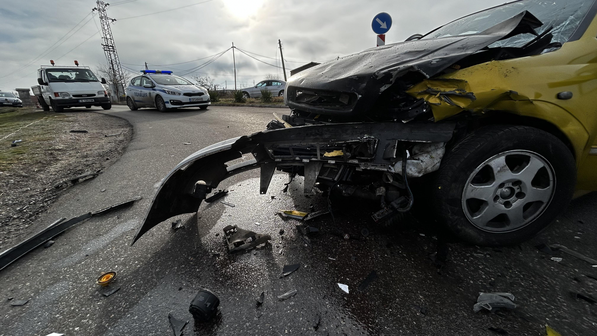 Първо в БЛИЦ: Кръв и ужас край Драгичево