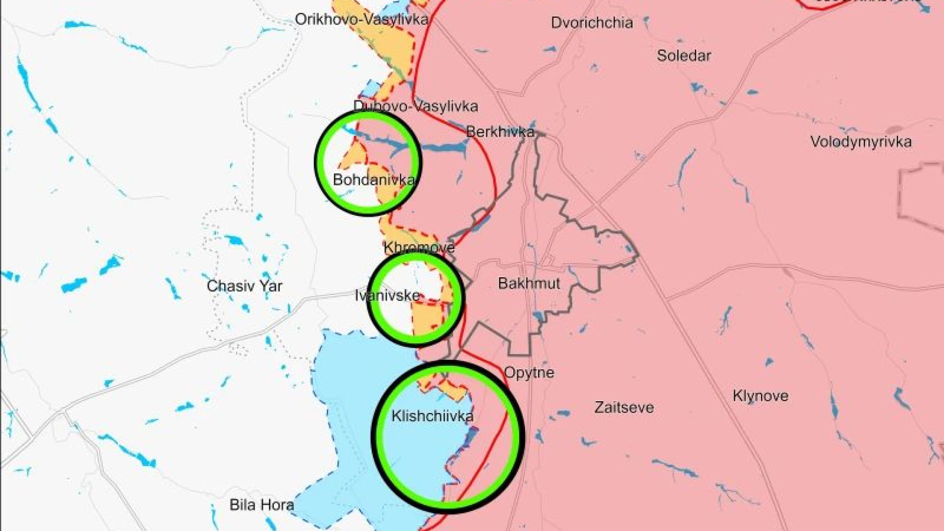 ISW: Продължават опитите за настъпление на руските сили към Часов Яр