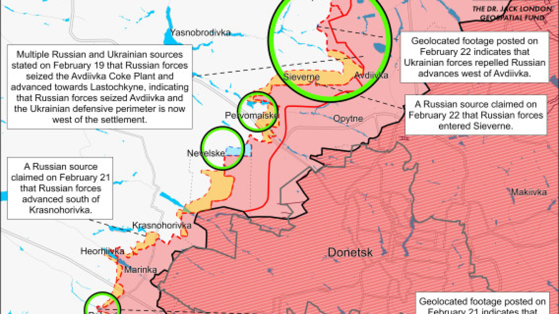 ISW: Ожесточени сражения до Авдеевка и Кременная, ВСУ задържат руснаците край Работино