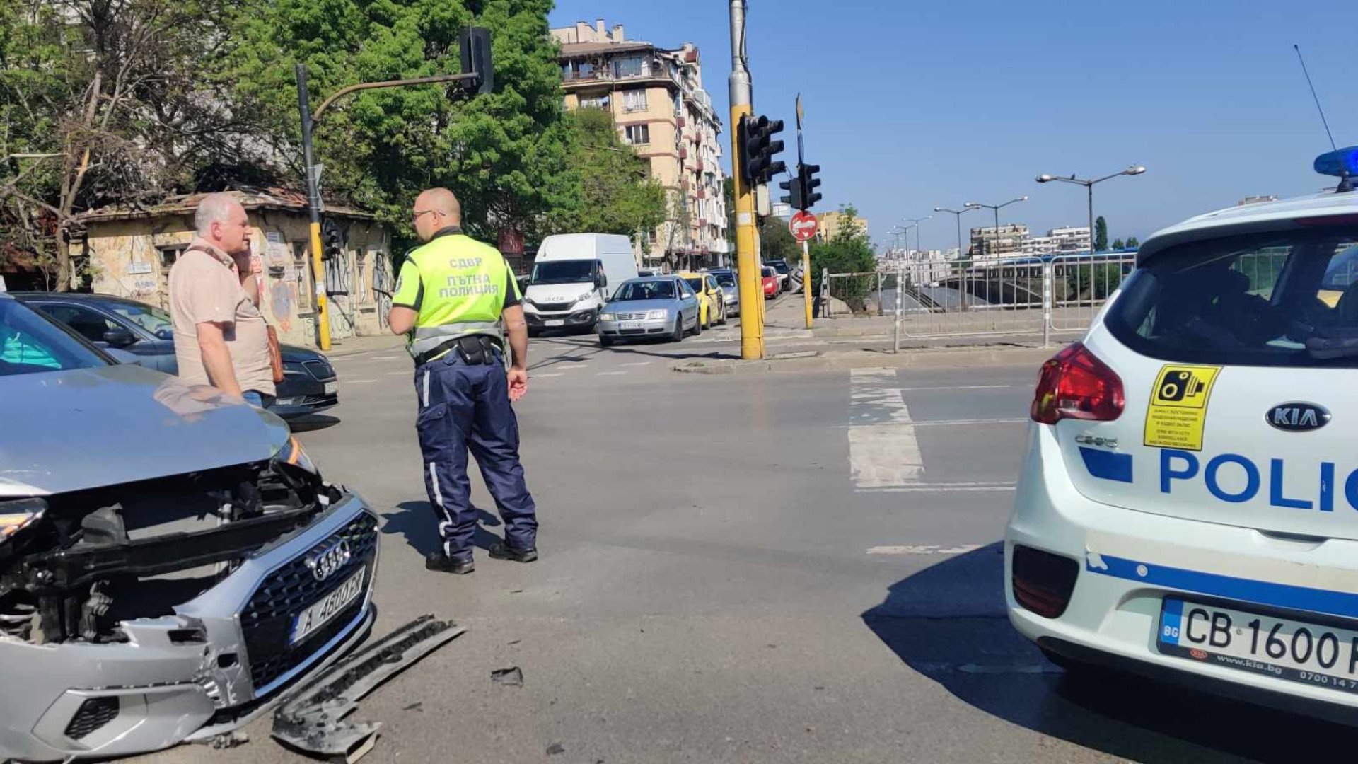 Адско меле на ключов булевард в София СНИМКА