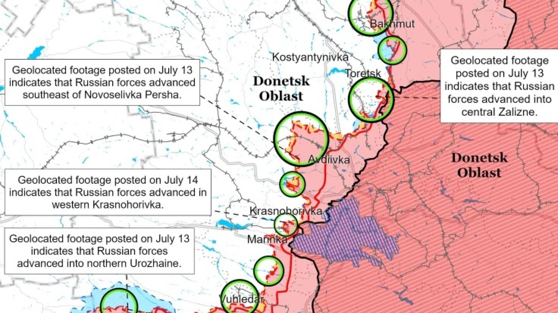 ISW с горещи новини от фронта в Украйна 