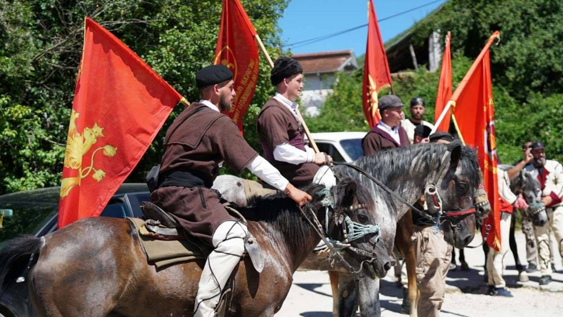 Откраднаха Илинденската кавалерия на Мицкоски, начело с кобилата Тошка