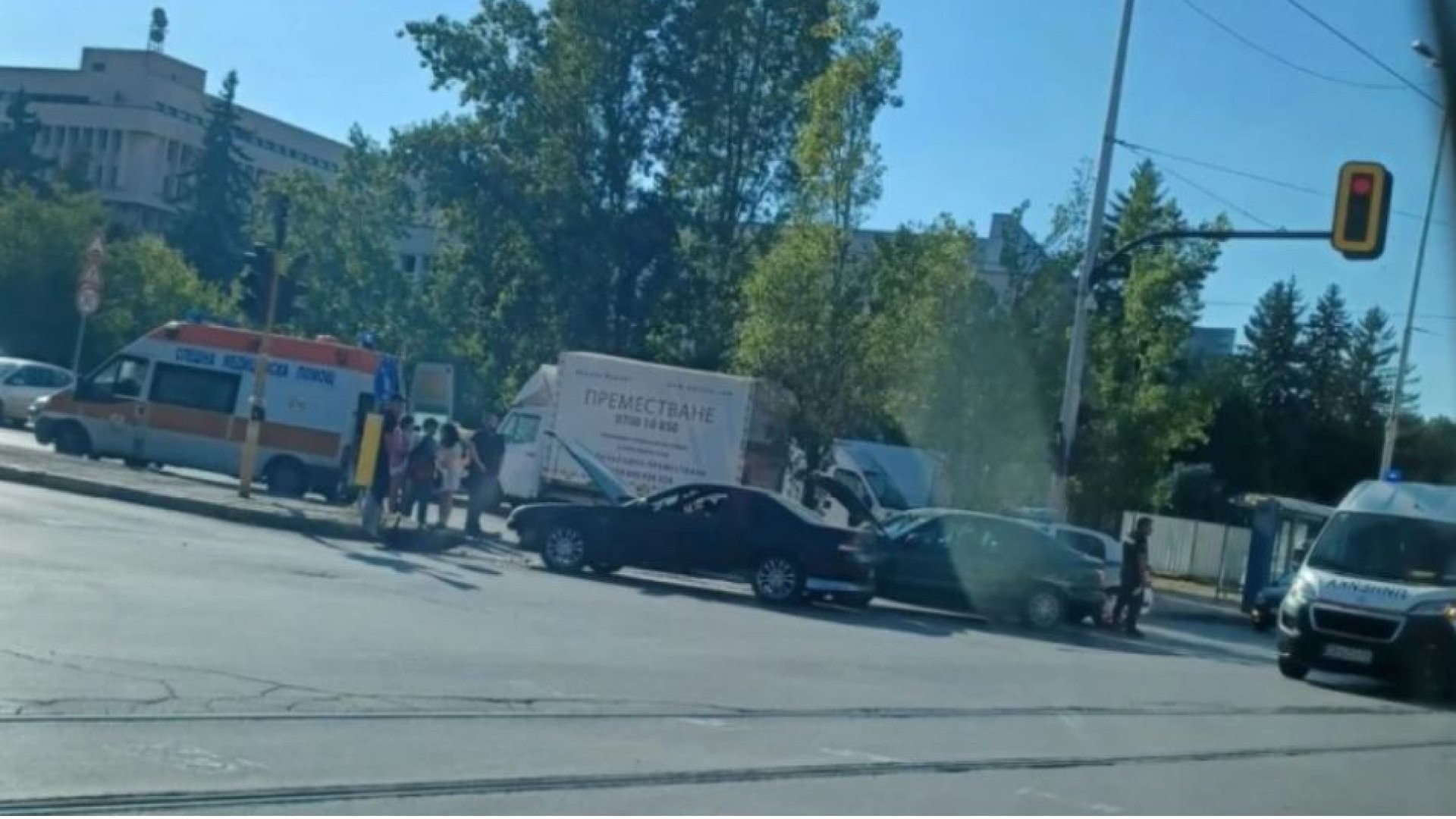 Меле край 1-во РПУ в столицата СНИМКА