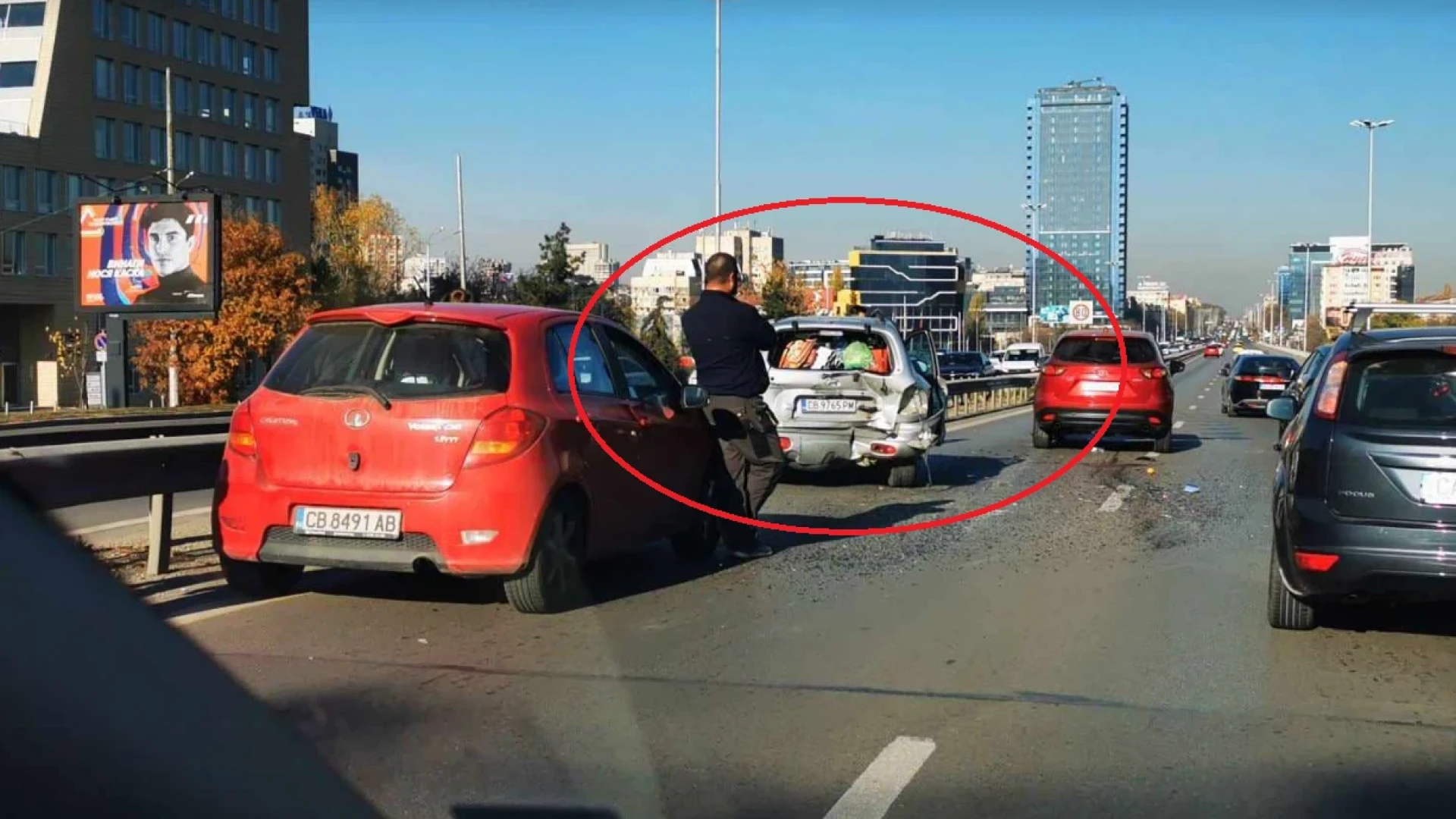 Само в БЛИЦ! Извънредна ситуация на бул. "Цариградско шосе" в София СНИМКИ