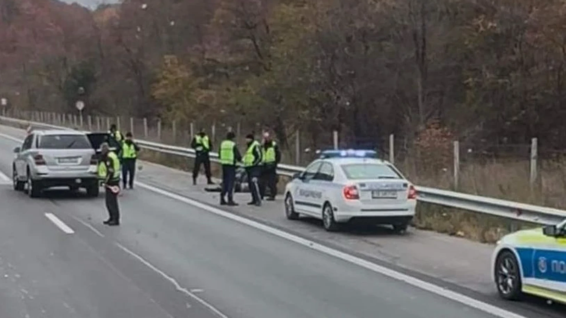 Магистрални полицаи изловиха млад военен в грозна изцепка край Сандански