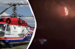 Киев показа как унищожава хеликоптер Ка-32 в Москва ВИДЕО 