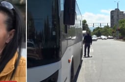 Шофьор на автобус нападна контрольори и изгони пътниците ВИДЕО