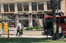 Инцидент: Мощна експлозия в сграда на банка в САЩ ВИДЕО