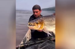 Рибар показа една от най-опасните риби в света ВИДЕО