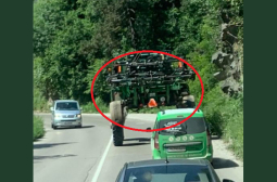 Шофьорите на пътя София-Самоков се ококориха: Появи се това превозно средство СНИМКА