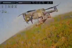 Въздушен дуел: Дрон на ВСУ удари руски безпилотен апарат