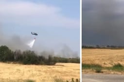 Няма край! Нов пожар в Пловдивско, отекна експлозия ВИДЕО