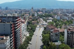 Дрон засне от птичи поглед ул. "Опълченска" в София, ето как върви ремонтът