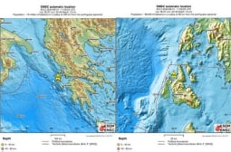 Две земетресения в Гърция през няколко минути 