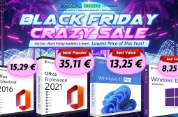 Надстройте компютъра си с доживотен Microsoft Office и Windows 11 от само 10 € на Godeal24 Black Friday Sale