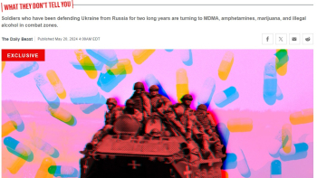 Daily Beast с шокираща новина за украинските войници, алкохол и дрога
